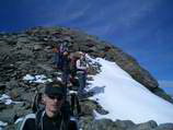 Il Chapütschin 3386 m, Überschreitung SW-Grat - Normalweg (WS II)