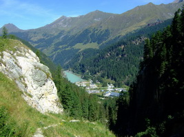Blick zurück zum Enzingerboden