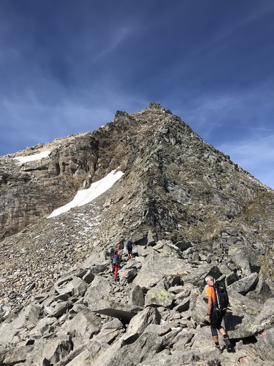 Aufstieg Hoher Sonnblick 3106m vom Naturfreundehaus Kolm-Saigurn
