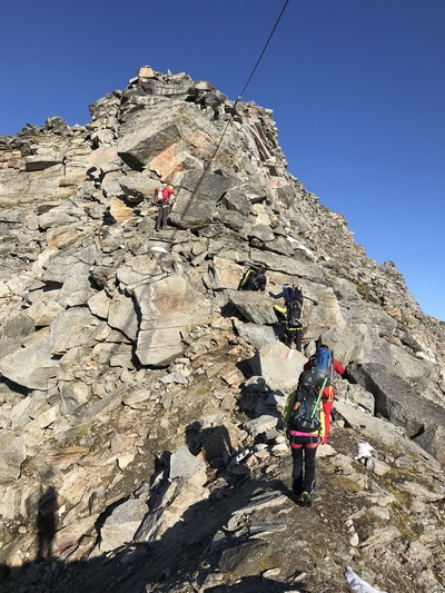 Überschreitung Goldzechkopf 3042m und Abstieg über Erfurter Weg