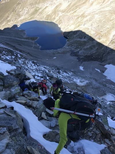 Überschreitung Goldzechkopf 3042m und Abstieg über Erfurter Weg