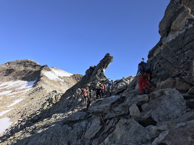 Überschreitung Goldzechkopf 3042m und Abstieg über Erfurter Weg