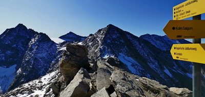 Am Scheideweg, für uns doch lieber ins Tal