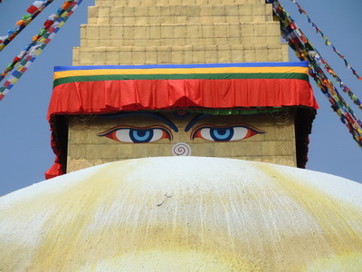 Boudhanath - die größte Stupa in Kathmandu