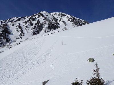 Blick in die Bösenstein NO-Rinne