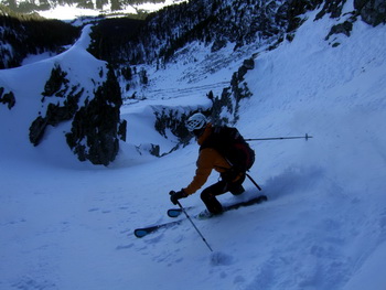 Skibergsteigen Großer Grießstein Nordrinnen