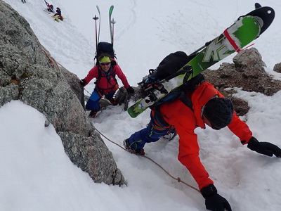 Aufstieg zum Col des Ecandies