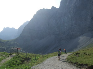 Am Spielissjoch, weiter geht's durch die Laliderer Reisen